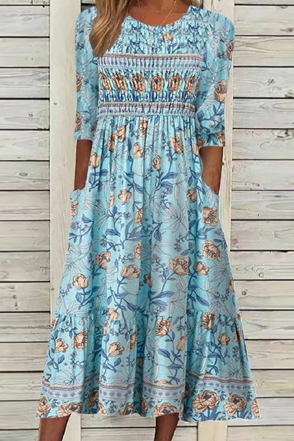 Hazel | Petal Dress with Tummy Coverage