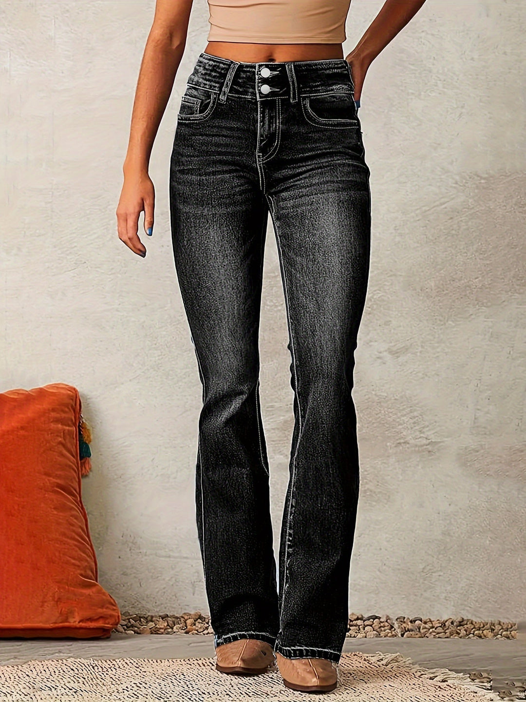 Marylène | Trendy High-Waisted Jeans