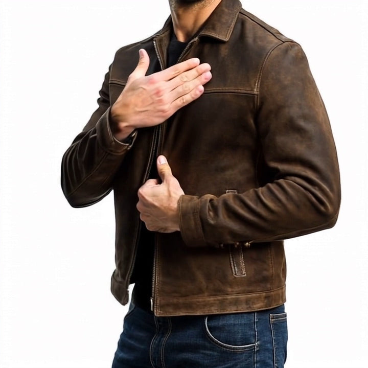 JEAN | Timeless Leather Jacket