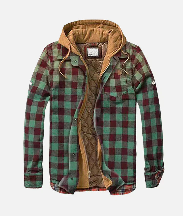 ALAIN | Patchwork Checked Jacket