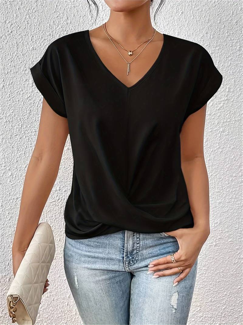 EMMA | Elegant V-Neck Blouse
