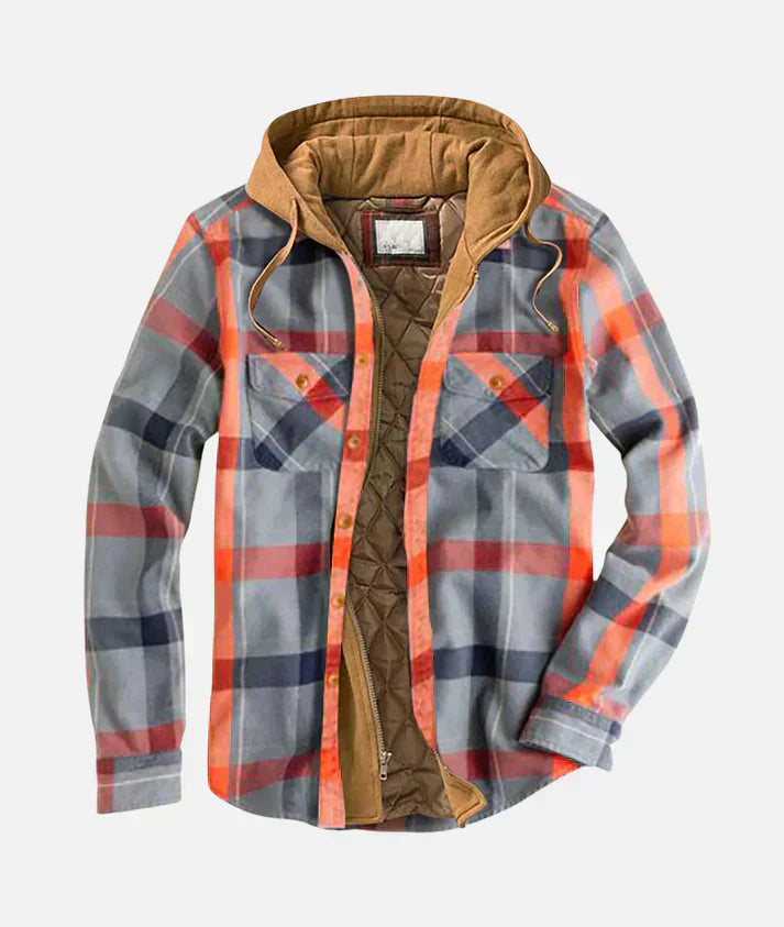 ALAIN | Patchwork Checked Jacket