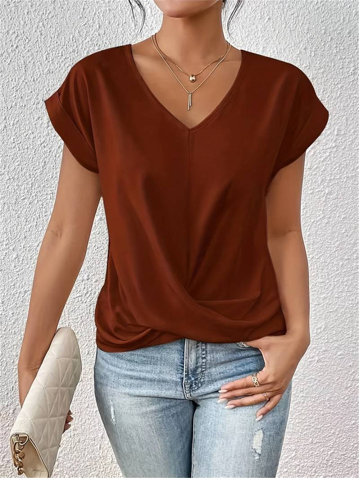 EMMA | Elegant V-Neck Blouse