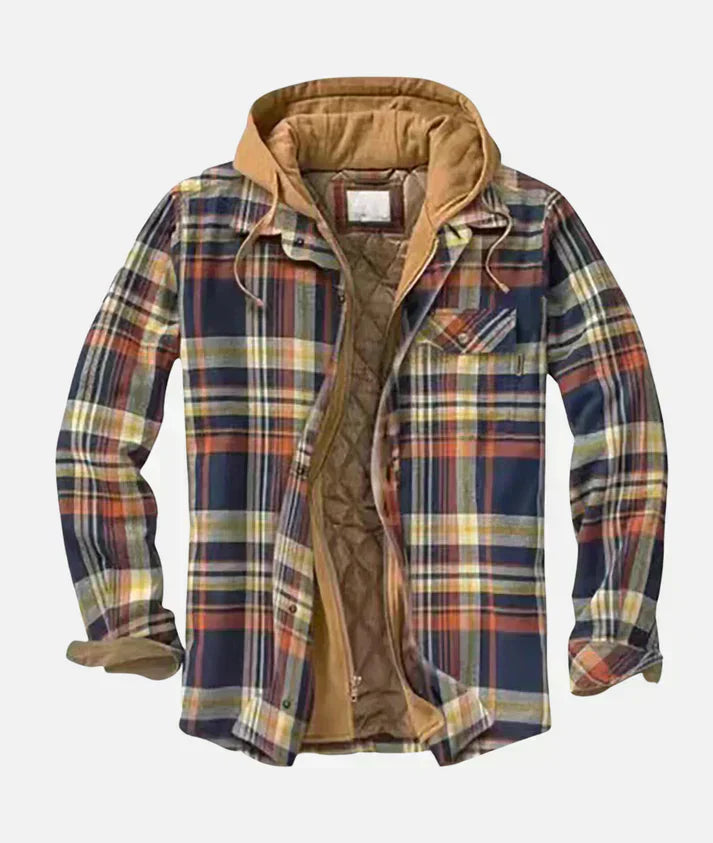 ALAIN | Patchwork Checked Jacket