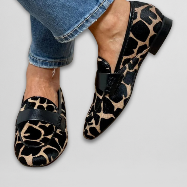 REBEL | Chic Animal Print Slip-Ons