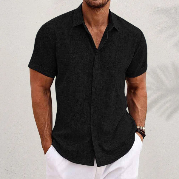 NOIR | Classic Linen Shirt