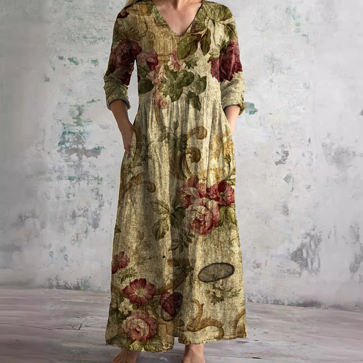 Dearyn | Summer Dress with V-Neck