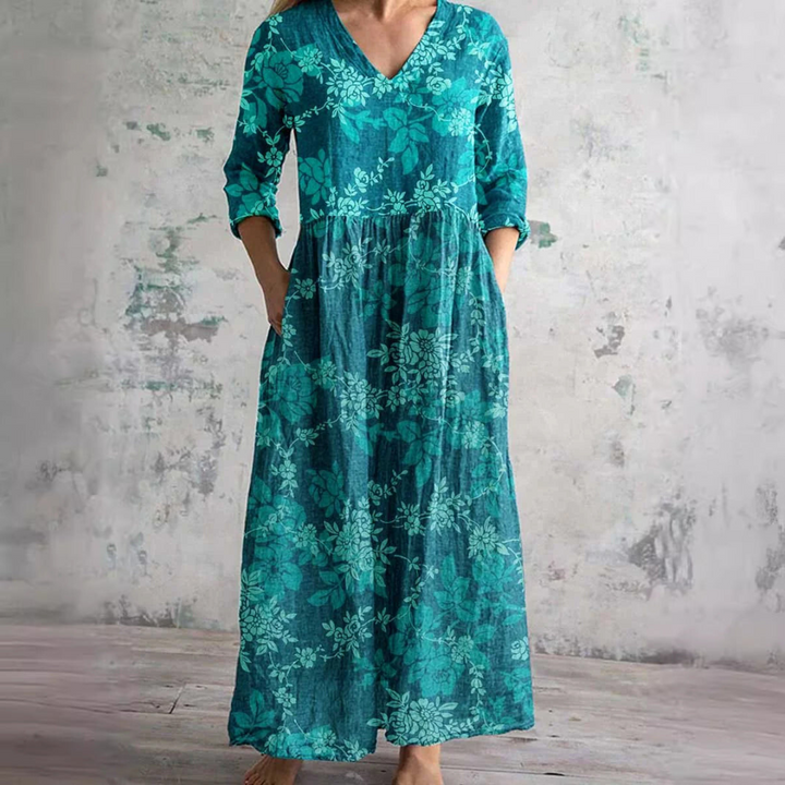 Dearyn | Summer Dress with V-Neck
