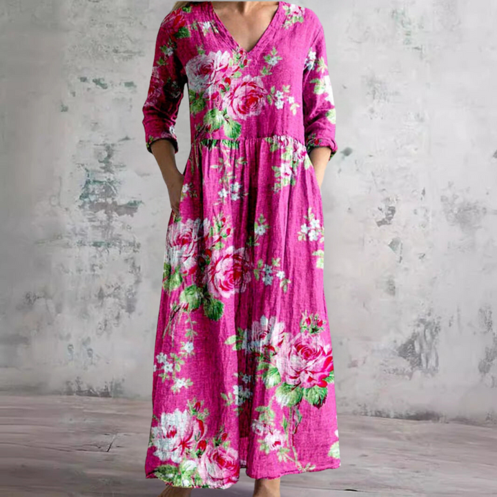 Dearyn | Summer Dress with V-Neck