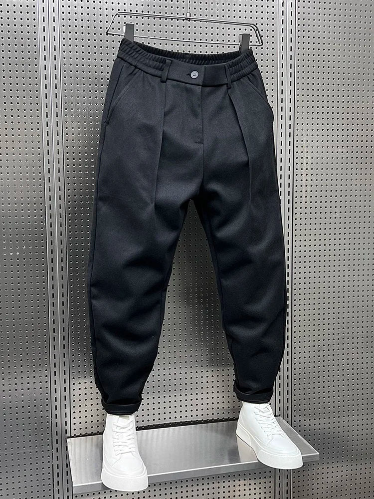 ÉMILE | Elegant Mixed-Fabric Trousers