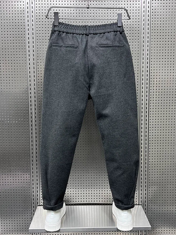 ÉMILE | Elegant Mixed-Fabric Trousers