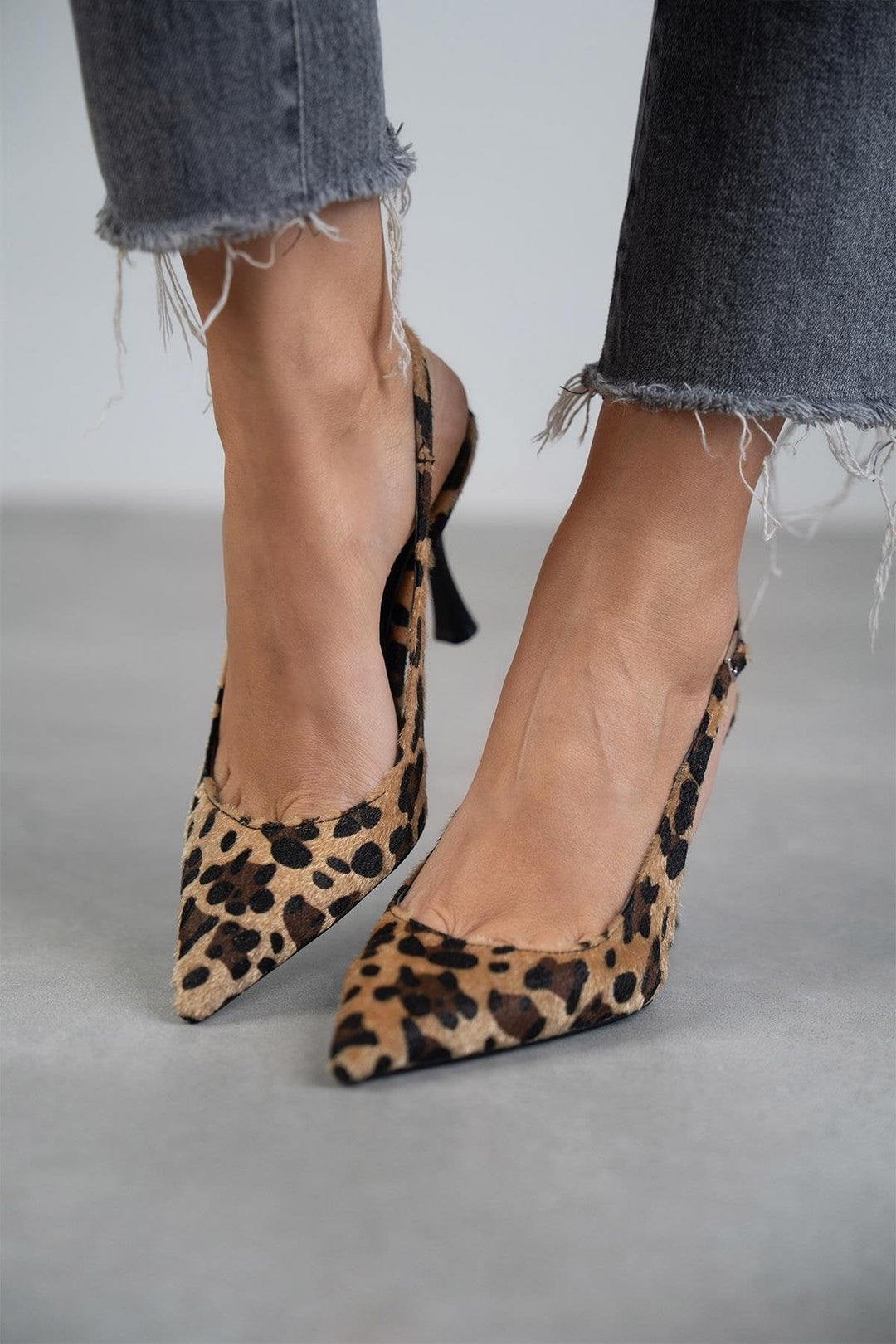 Monique | Leopard Print Pointed-Toe Heels
